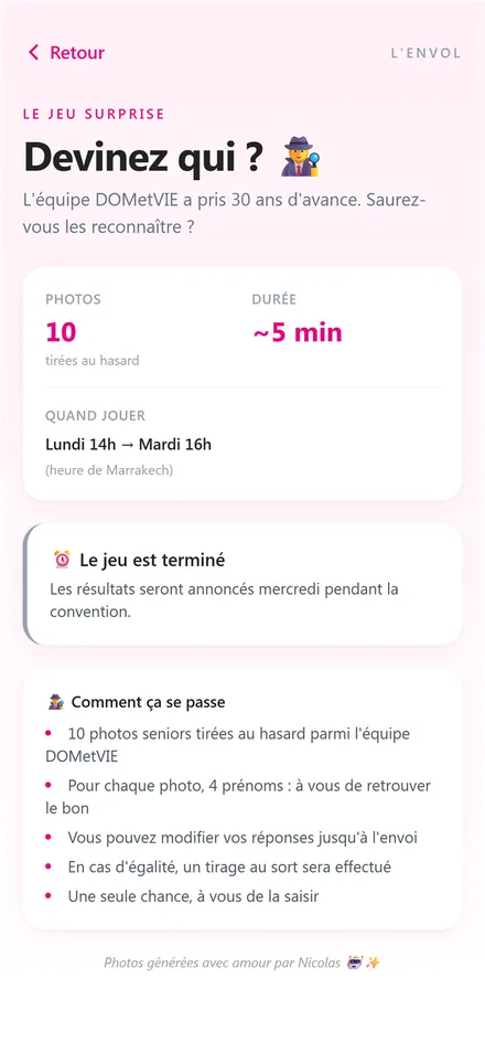 Devinez qui, le jeu surprise